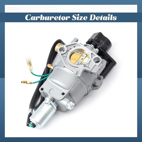 مجموعة المكربن ​​المتوافقة مع Westinghouse WGen9500DF WGen9500DFC مولد محمول مزدوج الوقود 457CC محرك 12500 واط الذروة، مع 3 حشيات in Saudi Arabia