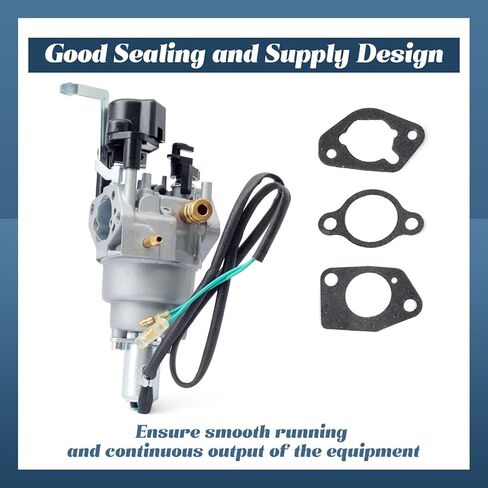 مجموعة المكربن ​​المتوافقة مع Westinghouse WGen9500DF WGen9500DFC مولد محمول مزدوج الوقود 457CC محرك 12500 واط الذروة، مع 3 حشيات in Saudi Arabia