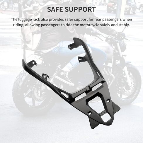 Motorcylce Rear Rack for 2018-2024 Xmax TECH, Luggage Rack Carrier Rear Tail Storage Rack, Cargo Enduro Luggage Rack for Xmax to 2024 in Saudi Arabia