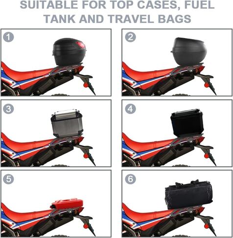 Rear Luggage Rack Fit for CRF300L/CRF300L Rally 21-25, CRF300LS 2023 Motorcycle Cargo Rack Enlarge Plate Storage Carrier in Saudi Arabia