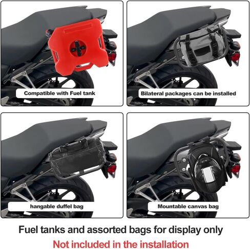 Xitomer متوافق مع CB500 X 2013-2024 CB500X CB 500X السرج دعم رفوف دراجة نارية السلة رفوف الأمتعة رف الجانب الناقل in Kuwait