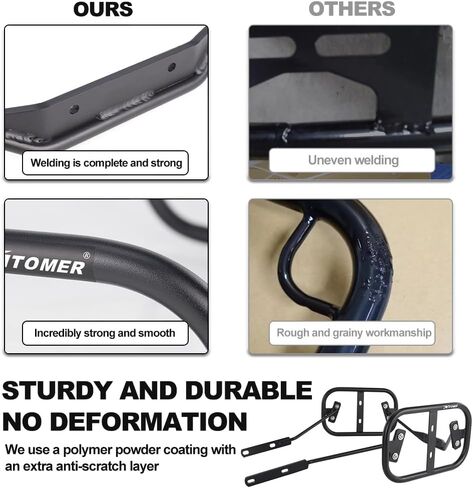 Xitomer متوافق مع CB500 X 2013-2024 CB500X CB 500X السرج دعم رفوف دراجة نارية السلة رفوف الأمتعة رف الجانب الناقل in Kuwait