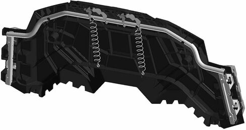 حامل Polaris ATV ASM، أمامي، BLK [INCL. حامل، دعم، ملصق، موسعات]، قطعة OEM الأصلية 2637624-070، الكمية 1 in Kuwait