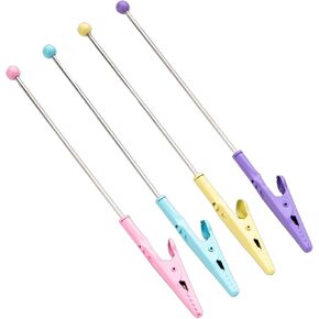 4/8 قطعة سلك معدني التمساح كليب ملاحظة معدنية كليب طويل الذيل التمساح المشبك حامل صور كليب للبطاقة ، 14.1*1.2 سنتيمتر in Kuwait