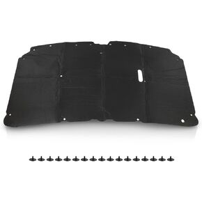 PIT66 Black Hood Insulation Pad 1/2" with Clips Compatible with Dodge Ram 1500 2500 3500 2002-2009 Heat Blanket in Saudi Arabia