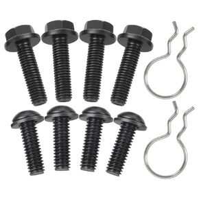 مجموعة مسامير التثبيت ودبابيس التثبيت لدعامة المقعد الخلفي، متوافقة مع Jeep Wrangler TJ 1997-2002، تحل محل أجهزة 6506459AA / 6504571، الفئة 10.9 والصف 8 in Kuwait