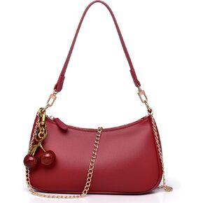 Shoulder Bag for Women Cute Underarm Cherry Purse Retro Clutch Hobo Handbag Small Crossbody Bags in Saudi Arabia