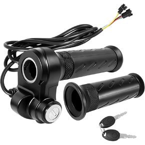 خنق ملتوي كامل لRidstar مع مفتاحين، مقابض خنق عالمية لRidstar Q20/Q20Lite/Q20Pro/H20/H26Pro/H20، مقبض دوار لدراجة Ridstar الكهربائية/الدراجات البخارية/الدراجة الثلاثية in Kuwait