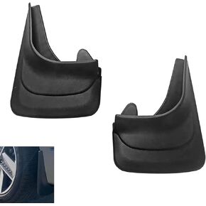 2 PCS Mud Guards for Cars, Rubber Front/Rear Tire Mud Flaps, Splash-proof Side Tire Splash Guard, Suitable for Most Cars SUVs and Trucks (Black) in Saudi Arabia