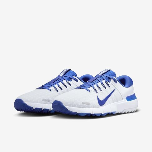 Nike Free Golf NN Golf Shoes (FN0332-400, Game Royal/Football Grey/White/Deep Royal Blue) Size 10 in Saudi Arabia