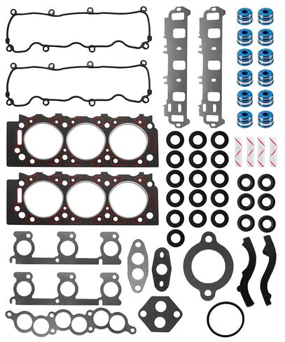HS9902PT 3.0 V6 Engine Cylinder Head Gasket Set Fits for 1998-2001 Mazda B3000 1998-2001 Ford Ranger 3.0L Replaces ES72174 in Saudi Arabia