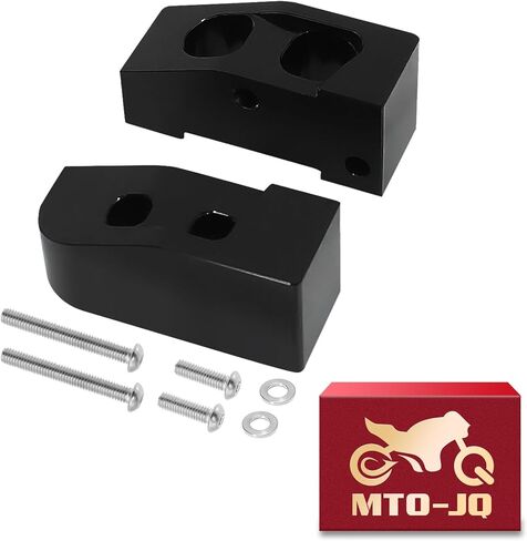 Black Bracket1" or 2" Kickstand Lifting Block for Harley Street Glide FLHX 2006-2024, Road King FLHR 1994-2024, Road King Special FLHRXS 2017-2024 Models in Kuwait