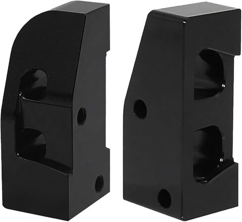 Black Bracket1" or 2" Kickstand Lifting Block for Harley Street Glide FLHX 2006-2024, Road King FLHR 1994-2024, Road King Special FLHRXS 2017-2024 Models in Kuwait