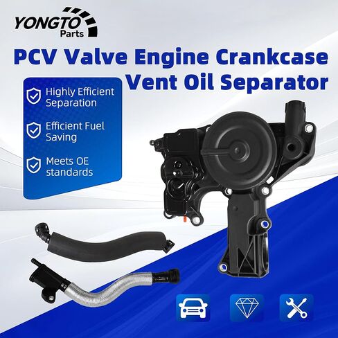 PCV صمام المحرك علبة المرافق تنفيس النفط فاصل خرطوم الاستراحة 06H103495AH متوافق مع أودي A3 A4 A5 Q5 TT 2008-2015، فولكس واجن بيتل CC Eos جيتا تيغوان استبدال OE 06H103495AB in Saudi Arabia