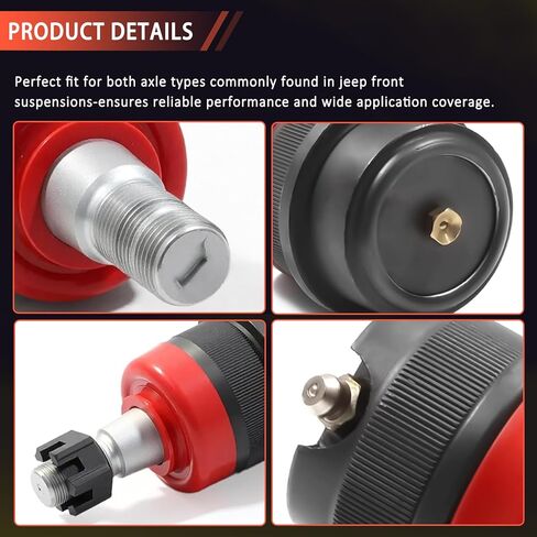 10626 Heavy Duty Ball Joints Compatible with Jeep Wrangler 2007-2018 JK Dana 30 & Dana 44 Axles in Saudi Arabia