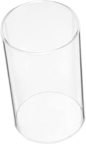 غطاء شمعة زجاجي مقاوم للرياح للاستخدام الخارجي والداخلي، حامل شموع شفاف لديكور العطلات والأجواء الرومانسية in Kuwait