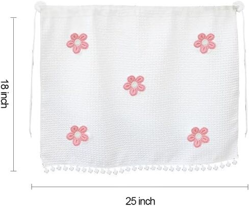 Car Side Window Sun Shade, Sun Blocking Privacy Curtain for Vehicle, Car Curtains Reduces Heat & Filters Glare, Easy Install for Commute & Travel (Five Small Pink Flowers) in Saudi Arabia