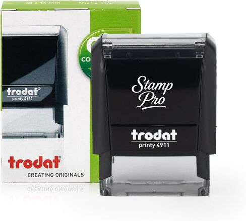 Stamp Pro Self Inking Stamp Custom Stamp - اسم شخصي أو ختم نص للمنزل والمدرسة والحرف اليدوية واستخدام الأعمال - اختر الحجم ونمط الخط ولون الحبر (صغير، 9/16 بوصة × 1 1/2 بوصة منطقة الانطباع) in Kuwait