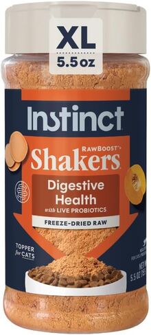 مسحوق طعام القطط من Instinct Raw Boost Shakers المجفف بالتجميد - دجاج، 5.5 أونصة. زجاجة in Saudi Arabia