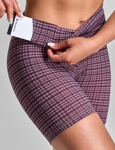 HeyNuts Pro Biker Shorts 4''/ 6'', Medium Plus Support, High Waisted Tummy Control Workout Shorts in Kuwait