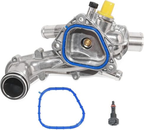 Aluminum Thermostat Housing Compatible with 2007-2013 Mini Cooper 1.6L 2011-2013 Mini Cooper Countryman 1.6L Replace# 11537534521 11538699290 902-812 in Saudi Arabia