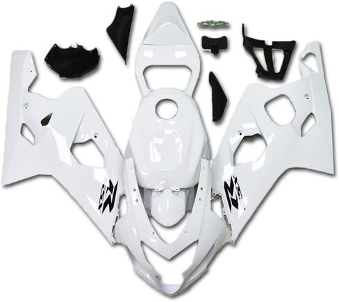 MC White هدية كاملة تناسب 2004 2005 GSXR 600/750 GSX-R 600 750 قالب حقن ABS البلاستيك هيكل السيارة الجديد 04 05 M14 in Saudi Arabia