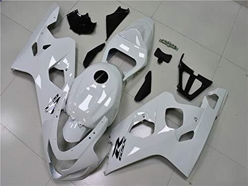 MC White هدية كاملة تناسب 2004 2005 GSXR 600/750 GSX-R 600 750 قالب حقن ABS البلاستيك هيكل السيارة الجديد 04 05 M14 in Saudi Arabia