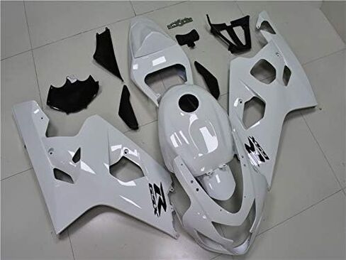 MC White هدية كاملة تناسب 2004 2005 GSXR 600/750 GSX-R 600 750 قالب حقن ABS البلاستيك هيكل السيارة الجديد 04 05 M14 in Saudi Arabia