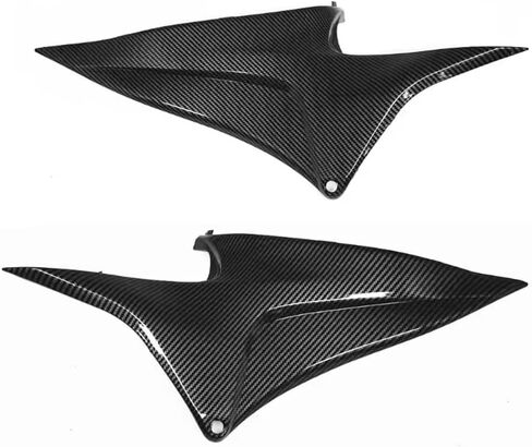 لهوندا CBR600RR 2007 2008 2009 2010 2011 2012 ألياف الكربون طلى خزان الجانب لوحة الركبة لوحة هدية in Kuwait