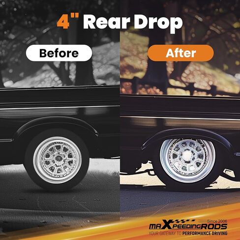 كتل ألومنيوم خلفية من maxpeedingrods مقاس 4 بوصات للشاحنات/الشاحنات الصغيرة والمتوسطة الحجم مع أنبوب محور 3 بوصات، ومجموعة خفض in Kuwait