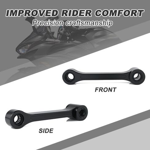 طقم خفض Xitomer 1 بوصة، مناسب لـ Z650 Ninja 650 2024 2023 2022 2021 2020 2019 2018 Ninja 650 2017-2024 / Z650 2017-2024 / Z650RS 2022-2024، وصلات التعليق السفلية in Kuwait