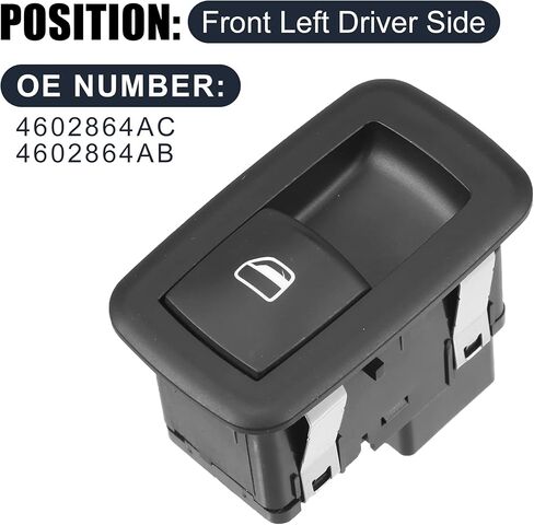 X AUTOHAUX 04602864AC الخلفي الأيسر الأيمن الركاب سيارة السلطة نافذة التبديل ل دودج ل Ram 1500 2009-2012 ل Ram 2500 3500 2010-2012 in Kuwait