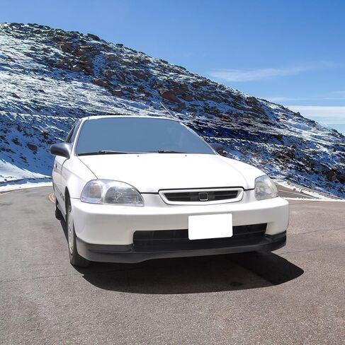 الشفة الأمامية الممتصة للصدمات متوافقة مع 1996-1998 Honda Civic، EK 2Dr 3Dr 4Dr CTR Style Urethane PU غير مطلي باللون الأسود الأمامي Spoiler Valance Chin Diffuser Bodykit من IKON MOTORSPORTS، 1997 in Kuwait