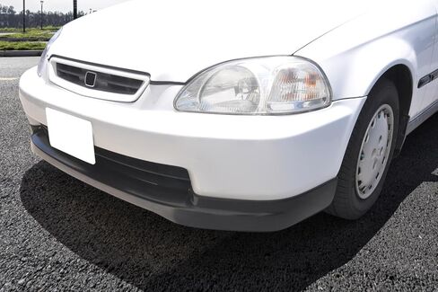 الشفة الأمامية الممتصة للصدمات متوافقة مع 1996-1998 Honda Civic، EK 2Dr 3Dr 4Dr CTR Style Urethane PU غير مطلي باللون الأسود الأمامي Spoiler Valance Chin Diffuser Bodykit من IKON MOTORSPORTS، 1997 in Kuwait