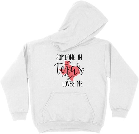 Someone in Texas Loves Me Kids Hoodie Sweatshirt Youth in Saudi Arabia