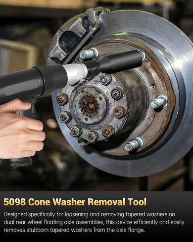 أداة إزالة الغسالة المخروطية 5098، محول إزالة الغسالة المخروطية للاستخدام على المحاور العائمة ذات العجلات الخلفية المزدوجة in Kuwait