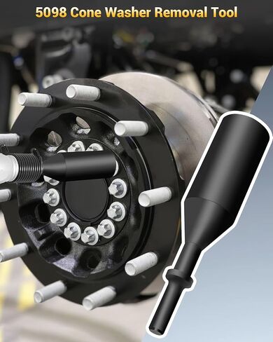 أداة إزالة الغسالة المخروطية 5098، محول إزالة الغسالة المخروطية للاستخدام على المحاور العائمة ذات العجلات الخلفية المزدوجة in Kuwait