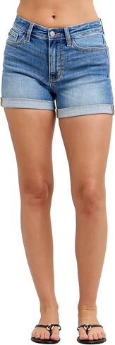 Judy Blue Womens Shorts - Mid Rise Slim Short in Saudi Arabia