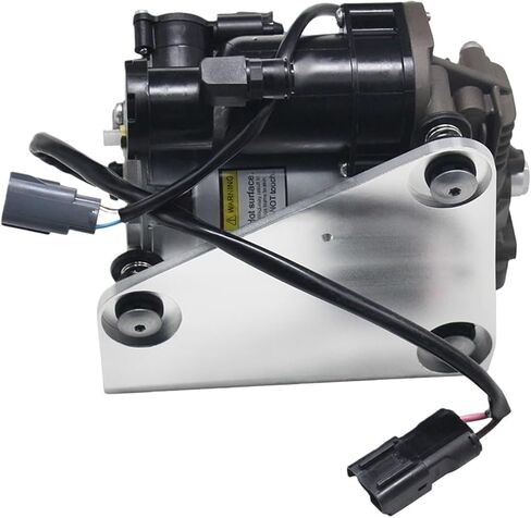 Air Suspension Compressor Pump With Bracket Compatible With LAND Rover Discovery 3 & 4 LR3 LR4 Range Sport LR045251 RQG500150 in Kuwait