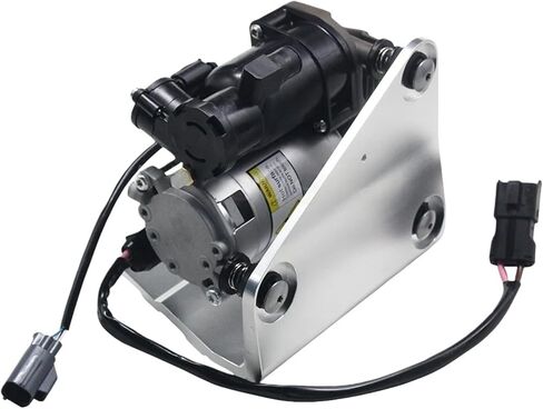 Air Suspension Compressor Pump With Bracket Compatible With LAND Rover Discovery 3 & 4 LR3 LR4 Range Sport LR045251 RQG500150 in Kuwait