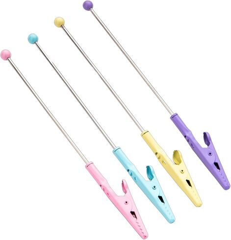 4/8 قطعة سلك معدني التمساح كليب ملاحظة معدنية كليب طويل الذيل التمساح المشبك حامل صور كليب للبطاقة ، 14.1*1.2 سنتيمتر in Kuwait