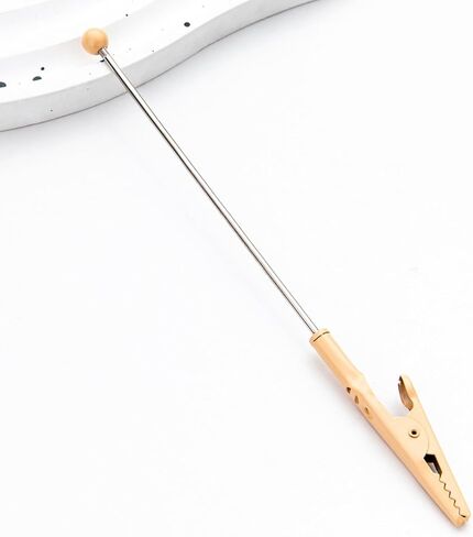 4/8 قطعة سلك معدني التمساح كليب ملاحظة معدنية كليب طويل الذيل التمساح المشبك حامل صور كليب للبطاقة ، 14.1*1.2 سنتيمتر in Kuwait