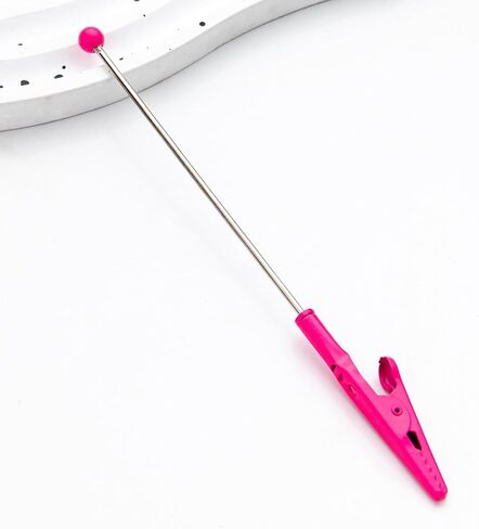 4/8 قطعة سلك معدني التمساح كليب ملاحظة معدنية كليب طويل الذيل التمساح المشبك حامل صور كليب للبطاقة ، 14.1*1.2 سنتيمتر in Kuwait