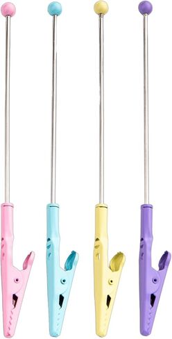 4/8 قطعة سلك معدني التمساح كليب ملاحظة معدنية كليب طويل الذيل التمساح المشبك حامل صور كليب للبطاقة ، 14.1*1.2 سنتيمتر in Kuwait