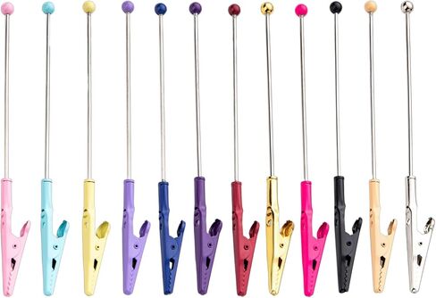 4/8 قطعة سلك معدني التمساح كليب ملاحظة معدنية كليب طويل الذيل التمساح المشبك حامل صور كليب للبطاقة ، 14.1*1.2 سنتيمتر in Kuwait