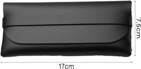 حافظة نظارة، حافظة نظارة شمسية ناعمة لنظارة العين الشمسية (قطعتان - أسود أبيض) in Kuwait