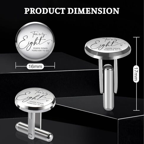 28 Year Wedding Gift for Him Husband Anniversary, Nickel 28th Marriage Anniversario Gift for Men in Saudi Arabia
