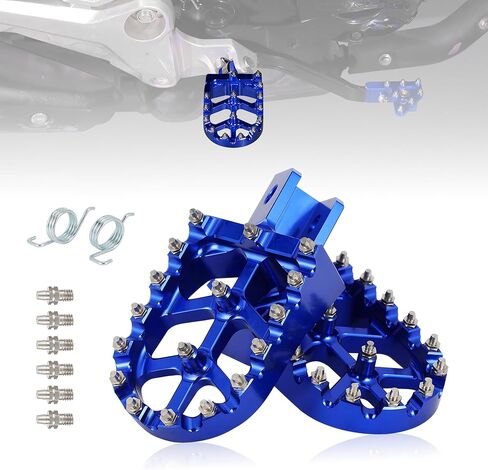 Foot Pegs for TW200,CNC 7075 Aluminum Dirt Bike Footpegs Footrests Pedals Rests for TW 200 1987-2025 Black in Saudi Arabia