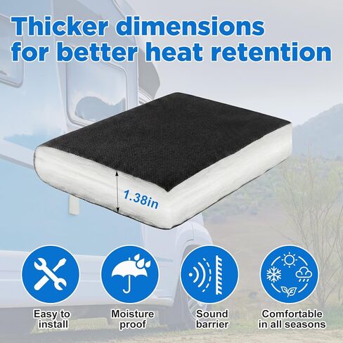 3 Pcs Van Insulation Soundproof Thermal Barrier Insulation for Automotive Camper Van 5 x 15 FT Total in Saudi Arabia