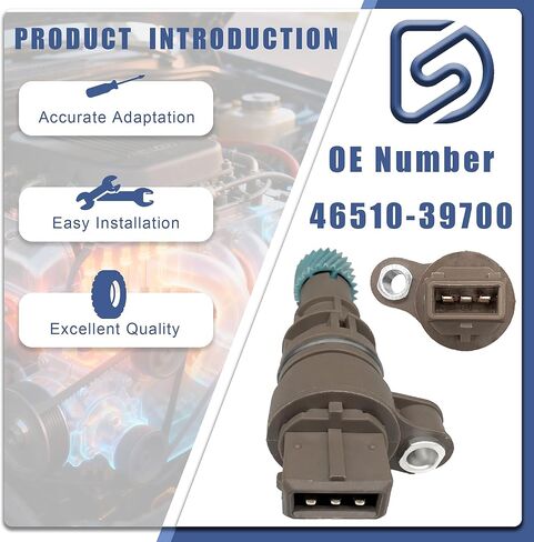 46510-39700 مستشعر سرعة النقل متوافق مع Hyundai Tucson Santa Fe Sonata Azera Kia Rondo Amanti Sedona يستبدل 46510-39701 46510-39705 46517-39500 V52-72-0121 in Saudi Arabia